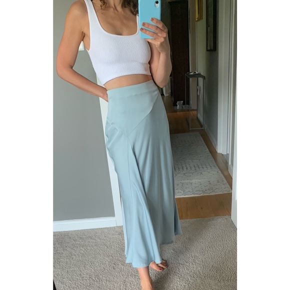 Banana Republic Dresses & Skirts - Minimalist seafoam slinky maxi skirt 3050